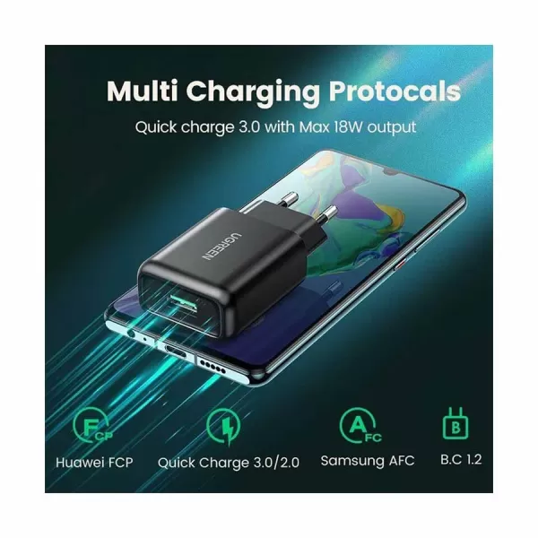 UGREEN CD122 (70273) QC3.0 USB Fast Charger EU