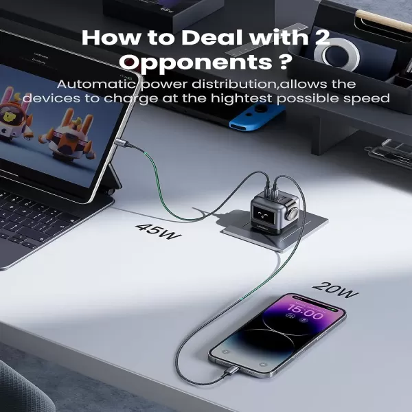 Ugreen Nexode RG 65W USB C GaN Charger(15579)