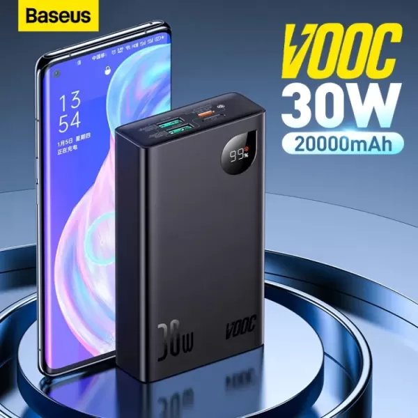 Baseus Adaman2 30W 20000mAh VOOC Power Bank
