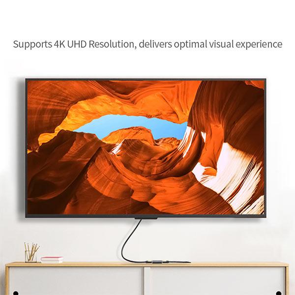 Ugreen CM429 (10943) HDMI Female to Female Black Signal Booster Adapter