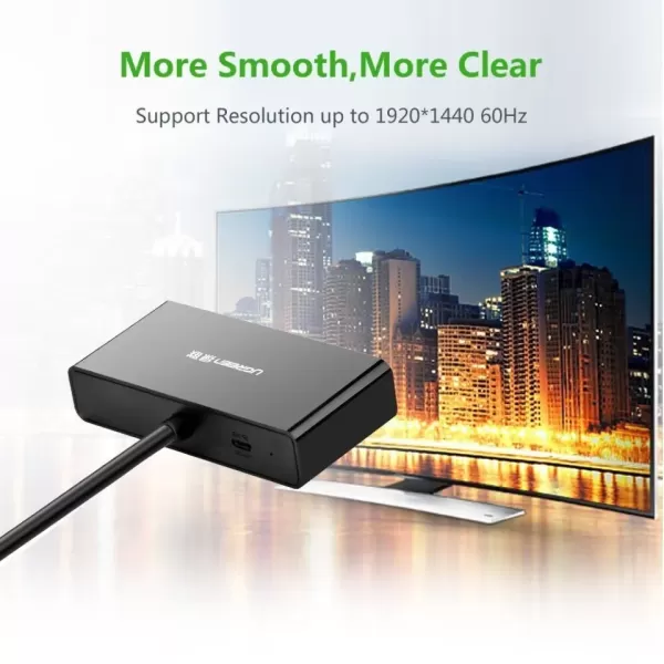 UGREEN VGA MALE TO 2 FEMALE VIDEO SPLITTER CABLE 40254