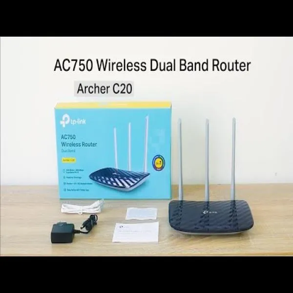 TP-Link Archer C20 AC750 Dual Band Router