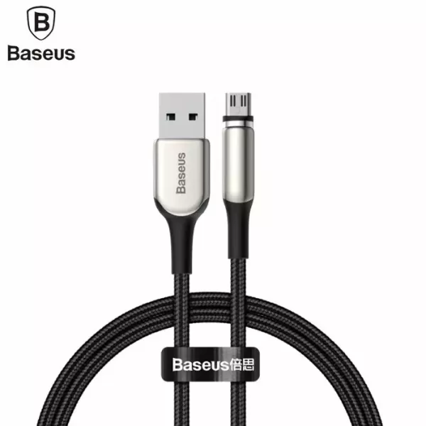 Baseus Smart Magnetic Connector 360 deg. rotated Data & Charging Cable USB to Micro USB 1m Black CAMXC-H01