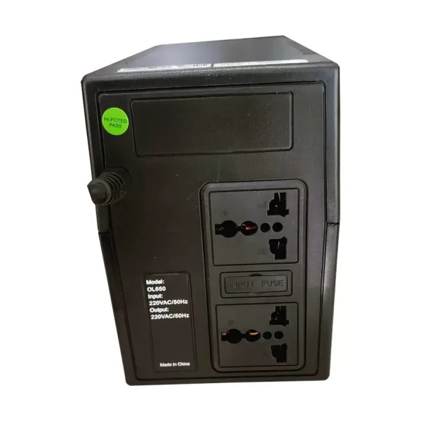 Powerpac 650VA Offline UPS with Plastic Body