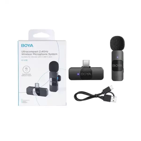 Boya BY-V20 Ultracompact 2.4GHz Wireless Microphone for Type-C