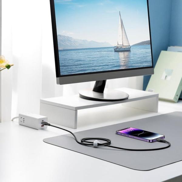 Baseus Pudding Fast Charging Lightning 2.4 A. Cable 1.2m-Black