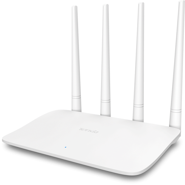 Tenda Wireless N300 Home Router 4 Antenna F6 Flat Shape