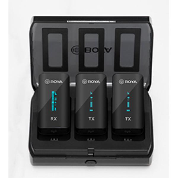 Boya BY-XM6-K2 2.4GHz Ultracompact Wireless Rechargeable Microphone