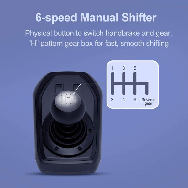 PXN V9 Racing Wheel - Steering Wheel V9 Driving Wheel 270°/ 900° Degree Vibration Gaming Steering 