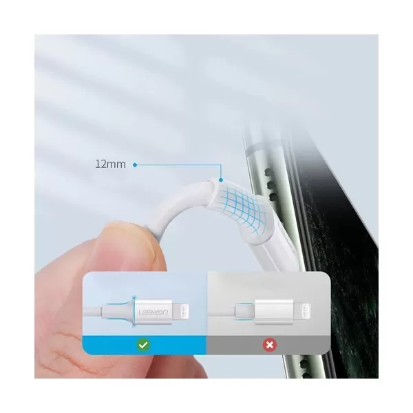 UGREEN US171 (60748) 1.5m USB-C to Lightning Nickel Plated Cable