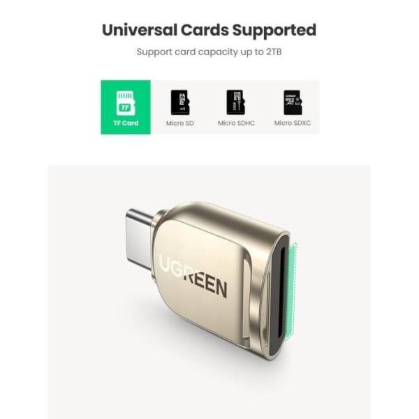 UGREEN CM331 (80124) USB-C TF 3.0 Card Reader