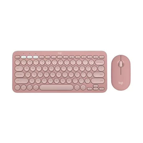 Logitech Pebble 2 Tonal Rose Bluetooth Keyboard & Mouse Combo
