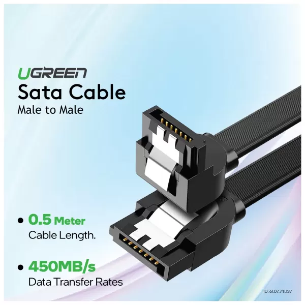 UGREEN US217 SATA3.0 Data Cable - 0.5M