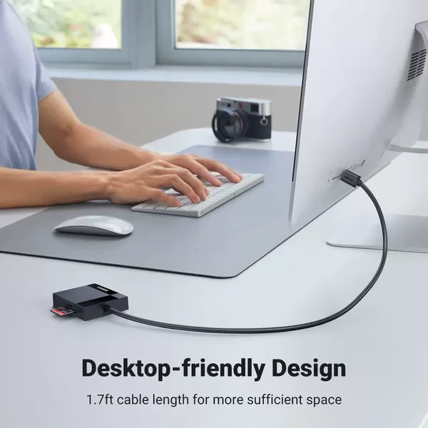 Ugreen CR125 (30333) 4-in-1 USB 3.0 SD/TF Card Reader