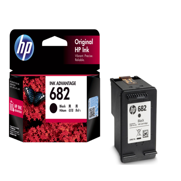 HP 682 Black Original Ink Advantage Cartridge