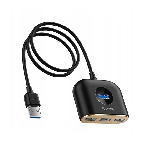 Baseus Square Round 4 in 1 Type A USB Hub Adapter