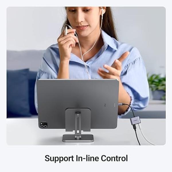 UGREEN CM231 (60164) 2-in-1 USB C to 3.5mm Adapter