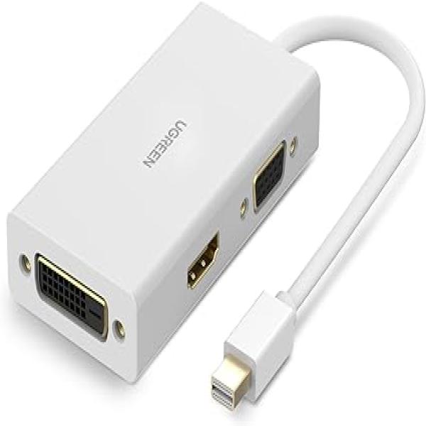 UGREEN MD114 (20418) Mini DP TO HDMI/VGA/DVI Adapter