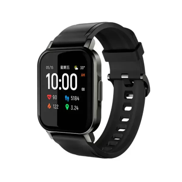 Xiaomi Haylou LS02 Touch Screen Square Shape Smart Watch Black