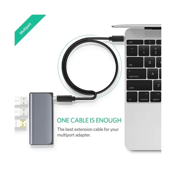 UGREEN ED008 (40574) USB Type-C Male to Female Extension Cable 0.5m