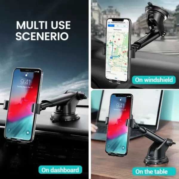 UGREEN LP200 (60990) Gravity Phone Holder with Suction Cup (Black)