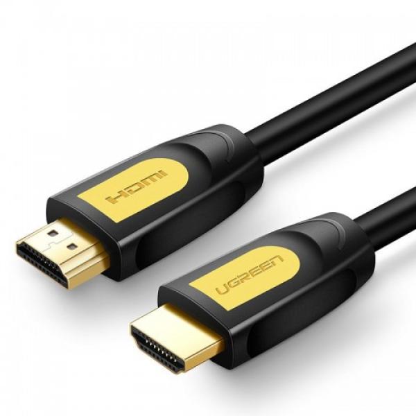 UGREEN HD101 (10129) HDMI Round Cable 2m (Yellow/Black)