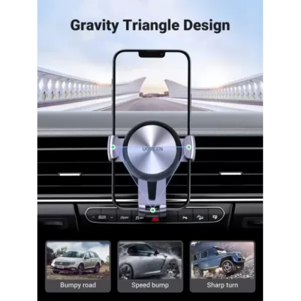 UGREEN LP130 (50564) Gravity Drive Air Vent Mount Phone HolderUGREEN LP130 (50564) Gravity Drive Air
