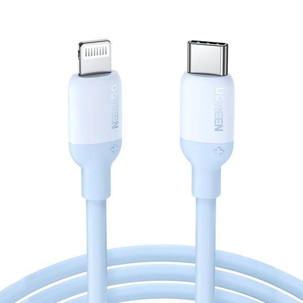 UGREEN US387 (20308) USB-C to Lightning Silicone Cable 1m (Navy Blue)