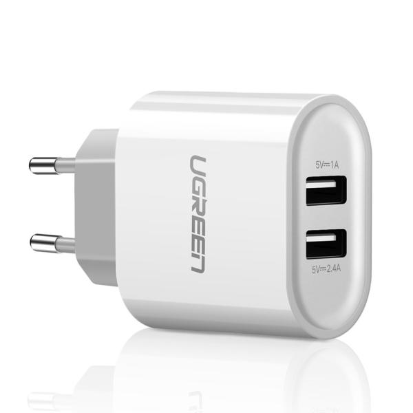 UGREEN CD104 (20384) Charger 2x USB 3.4 A White