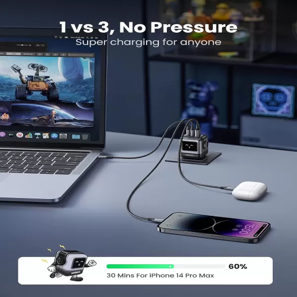 Ugreen Nexode RG 65W USB C GaN Charger(15579)