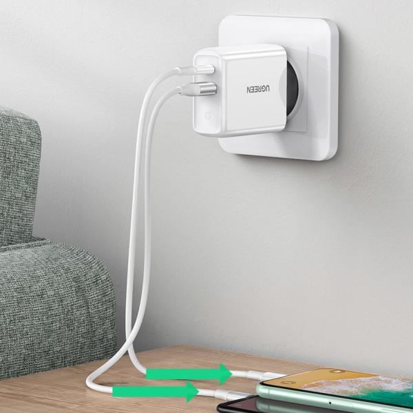 UGREEN CD170 (60468) 38W USB-C Wall Charger EU White