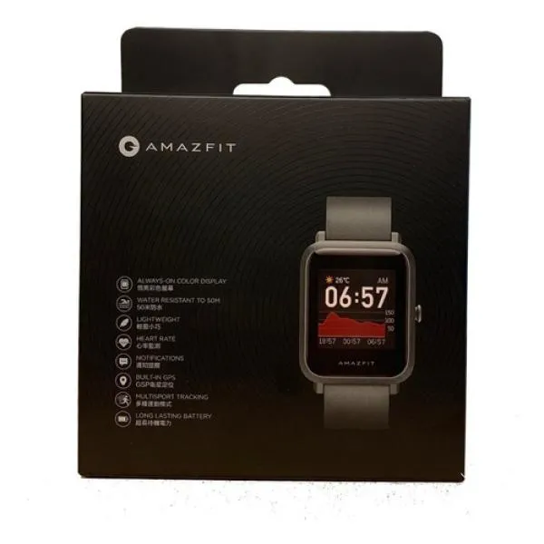 Xiaomi Amazfit A1821 Bip S 1.28 INCH Touch Screen Bluetooth Smart Watch Carbon Black (Global Version