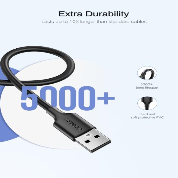 UGREEN US289 (60827) USB 2.0 Male to Micro USB Cable - 3M