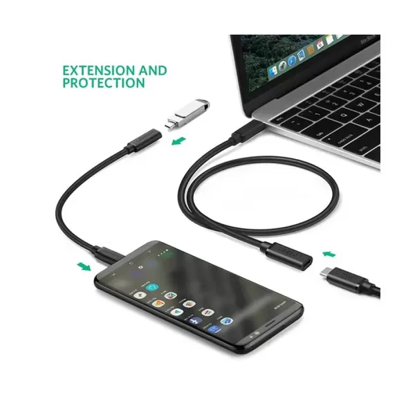 UGREEN ED008 (40574) USB Type-C Male to Female Extension Cable 0.5m