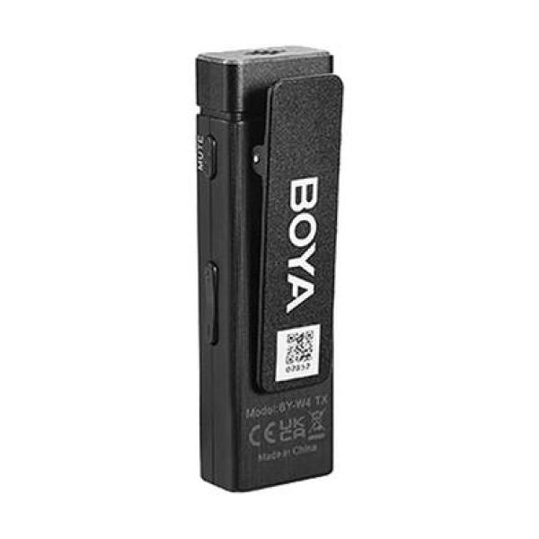Boya BY-W4 2.4GHz Ultracompact Wireless Rechargeable Microphone
