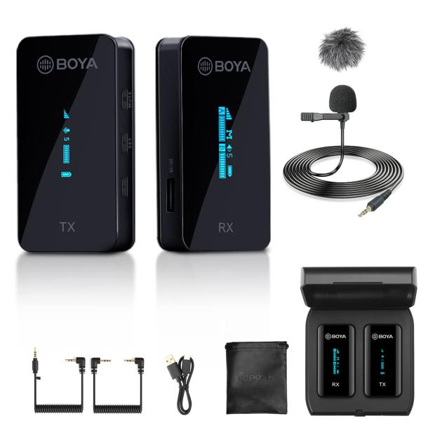 BOYA BY-XM6-K1 2.4GHz Ultra-compact Wireless Microphone System Kit