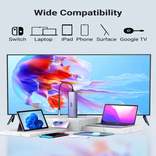 Ugreen CM512 (60515) 7-in-1 4K HDMI USB C Hub