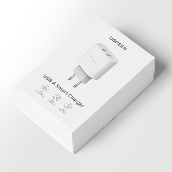 UGREEN CD104 (20384) Charger 2x USB 3.4 A White