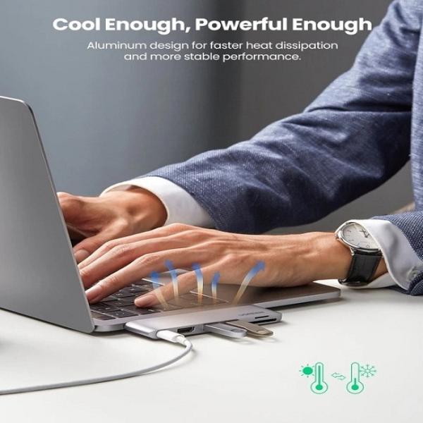 UGREEN CM380 6-in-2 Type-C Hub for MacBook Pro