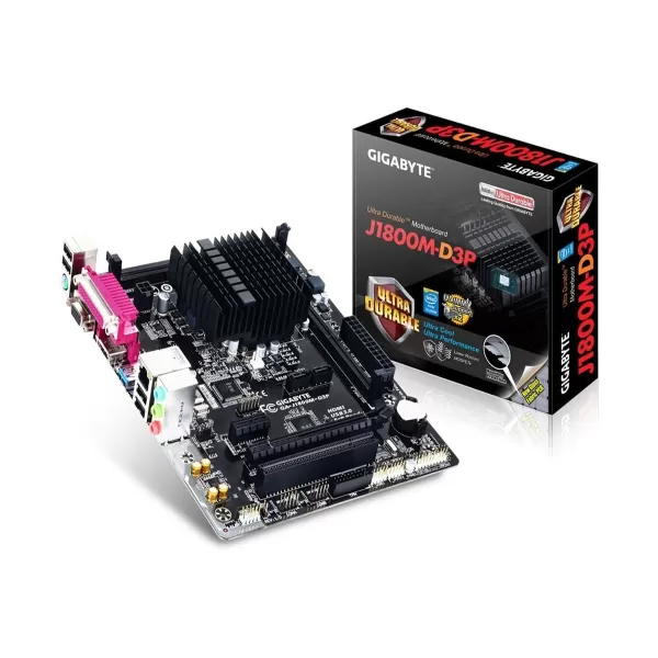 GIGABYTE GA-J1800M-D3P Motherboard with Built In 2.41Ghz DDR3 Celeron Processor