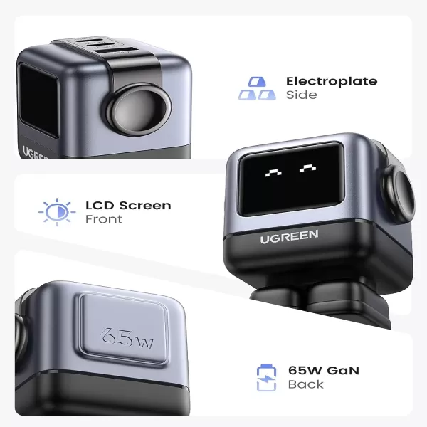 Ugreen Nexode RG 65W USB C GaN Charger(15579)