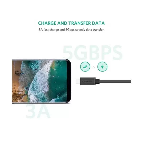 UGREEN ED008 (40574) USB Type-C Male to Female Extension Cable 0.5m