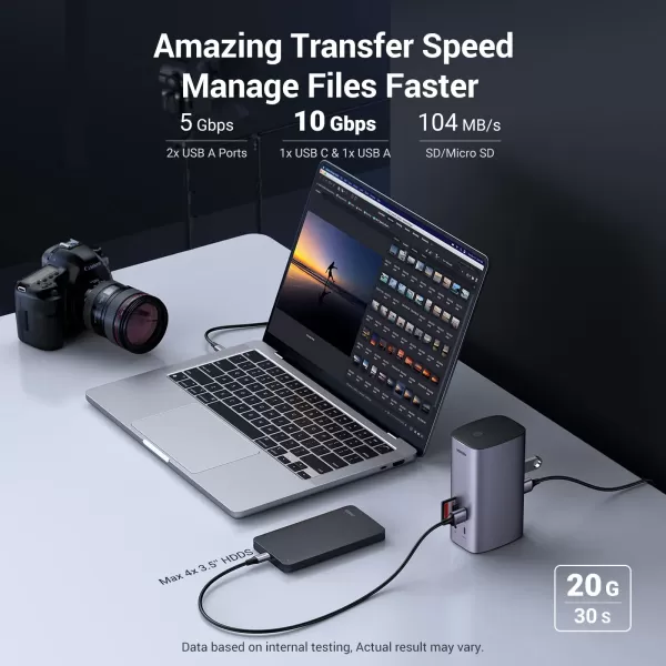 Ugreen CM555 (90325) Revodok Pro 12-in-1 4k HDMI Universal Docking Station