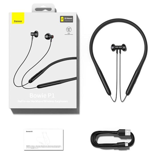 Baseus Bowie P1 Half-In-ear Neckband Wireless Earphone