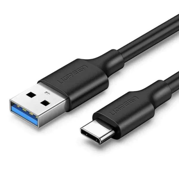 UGREEN US184 (20882) USB 3.0 A Male to Type C Male Cable Nickel Plating 1m (Black)
