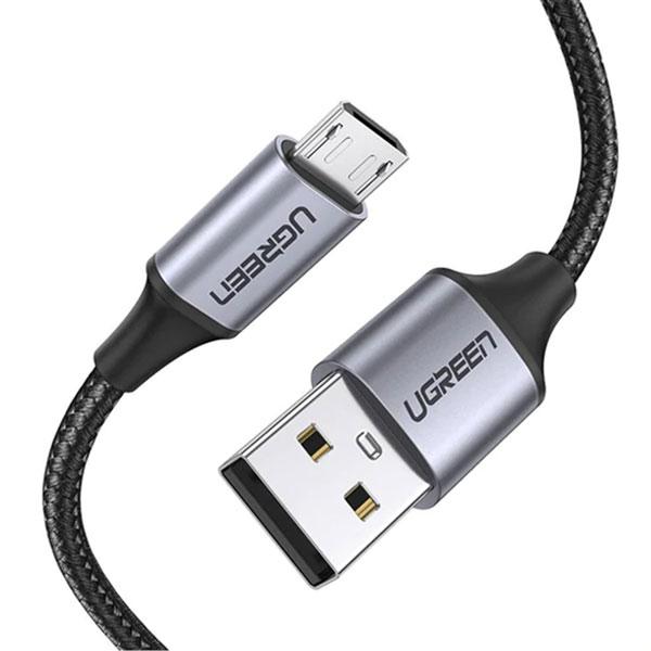 UGREEN US290 (60146) Micro USB 2.0 Cable 1M Metal/Black