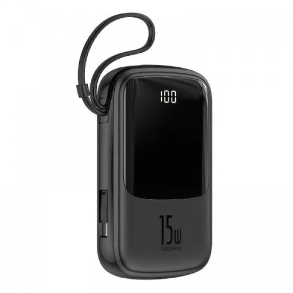 Baseus Qpow Digital Display 3A 15w 10000mAh Power Bank with Type-C Cable