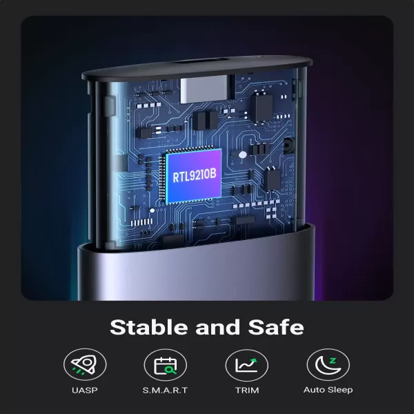 Ugreen CM400 (90264) M.2 SATA/NVMe SSD Enclosure image 2