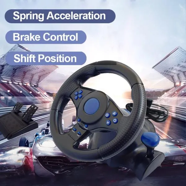 Steering Wheel for Nintendo Switch PC PS3 PS4 Xbox 360 android 7 in 1 Racing Wheel image 2