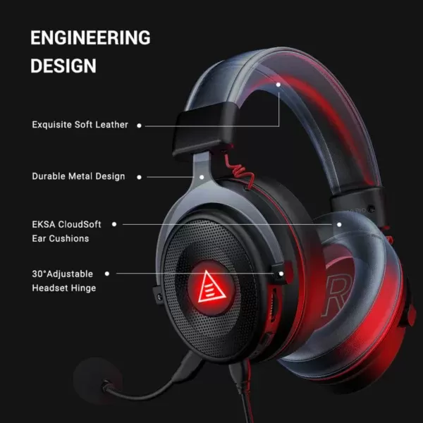 EKSA E900 Pro 7.1 Virtual Surround Gaming Headphone image 3